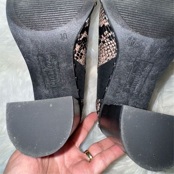 Charles David Duke Dark
Taupe Snake Block Heel
Embellished Chelsea Ankle
Booties - Picture 8 of 11